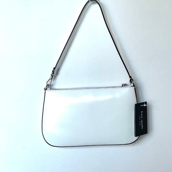 Kate Spade Sam Icon Mini Shoulder Bag White Leather - Picture 4 of 15